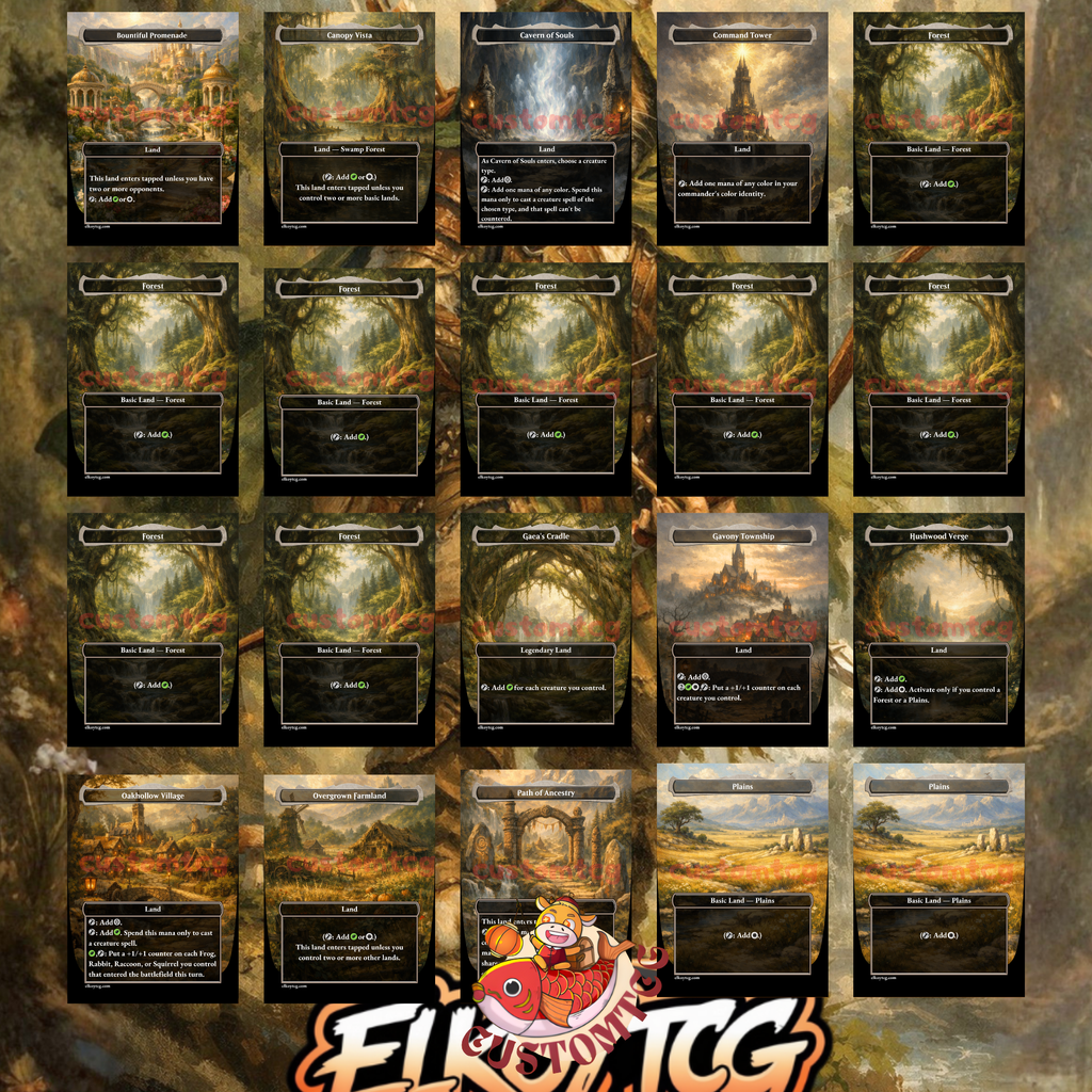 Finneas Ace Archer Commander Deck | 100 Custom Cards + Tokens | Enchanted Forest Art | Selesnya Rabbit Tribal