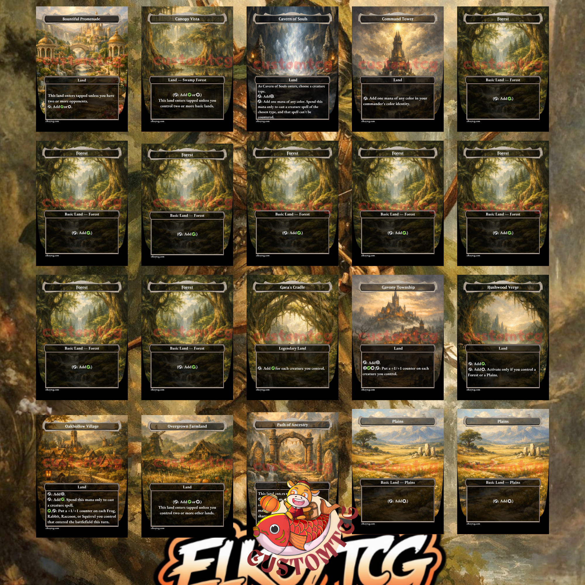 Finneas Ace Archer Commander Deck | 100 Custom Cards + Tokens | Enchanted Forest Art | Selesnya Rabbit Tribal