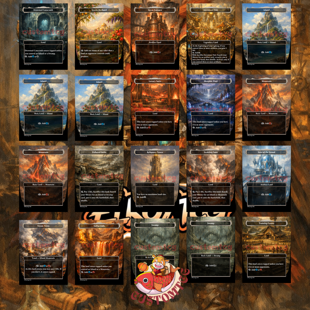 Dr. Eggman Custom Commander Deck – 100 Cards + Tokens | Artifact Villains | Fantasy Art | Unique Card Designs