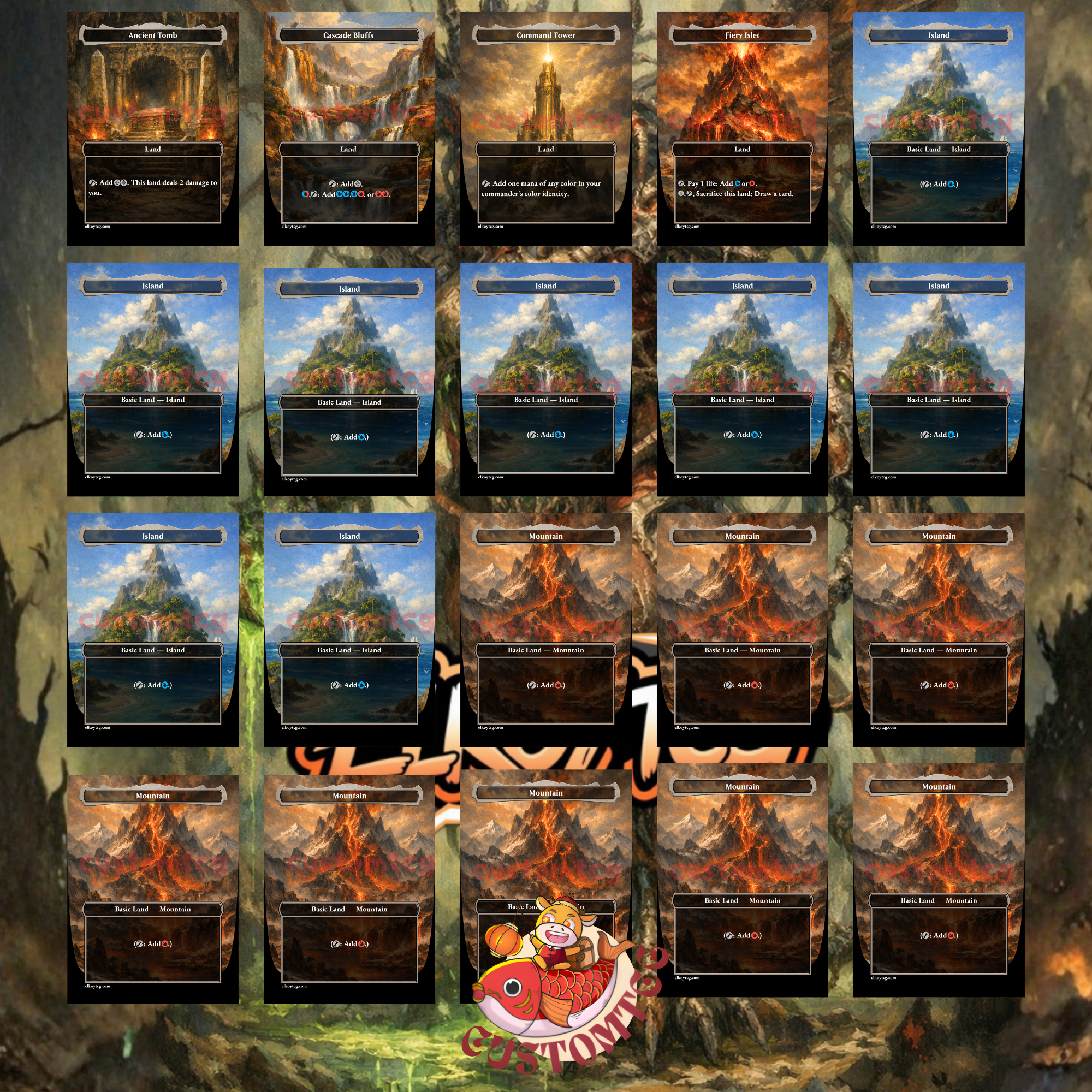 Ovika, Enigma Goliath Commander Deck – 100 Custom Cards + Tokens | Goblin Storm | Spell Slinger | Dark Fantasy Art | Free Shipping