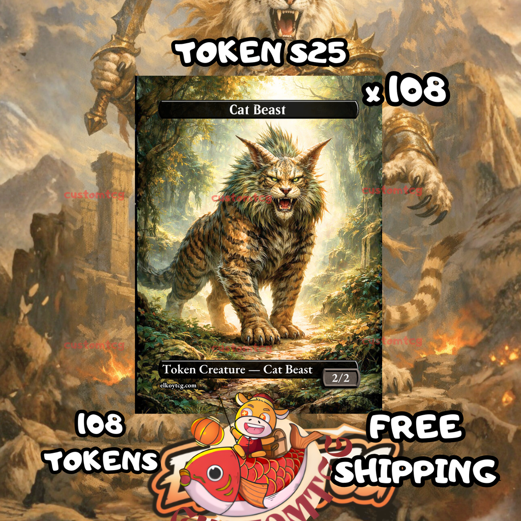 Cat beast 2-2 green 108 copies - S25