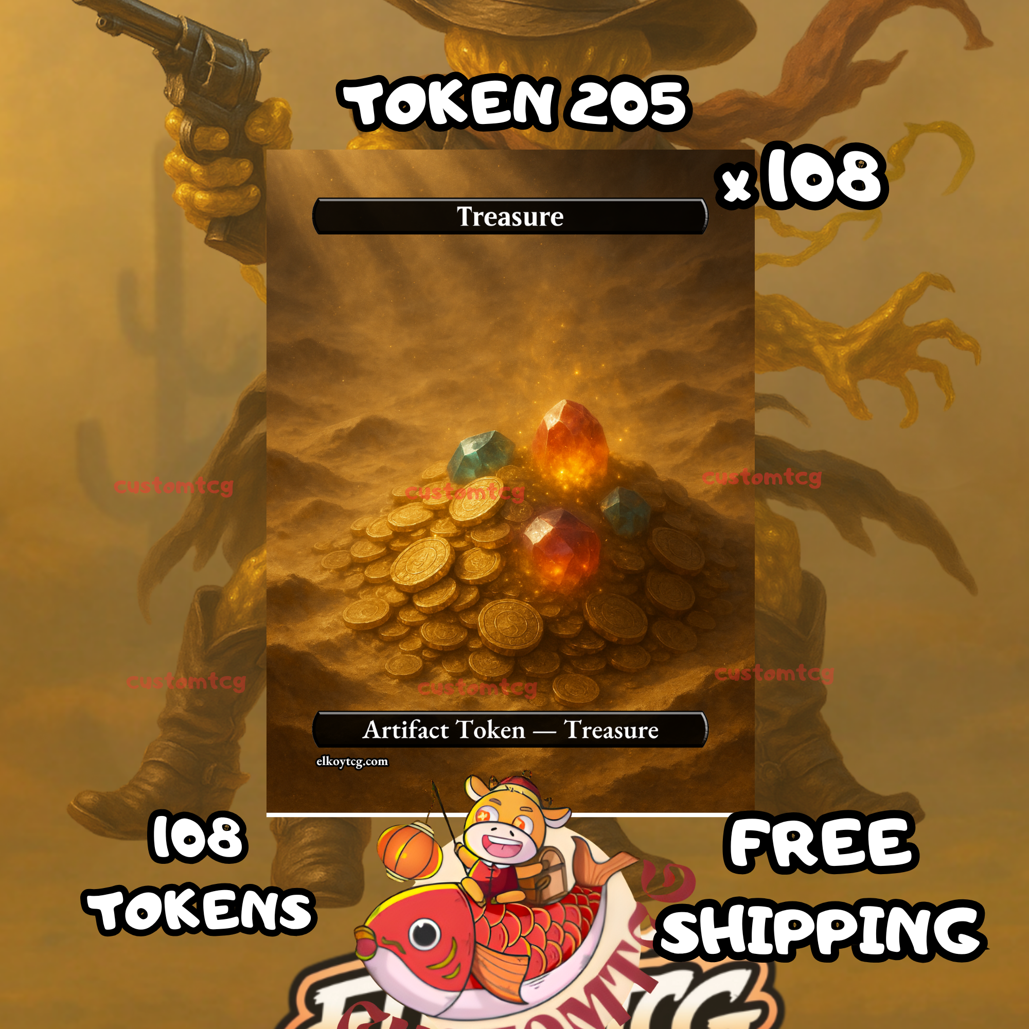 Treasure token 108 copies - S205