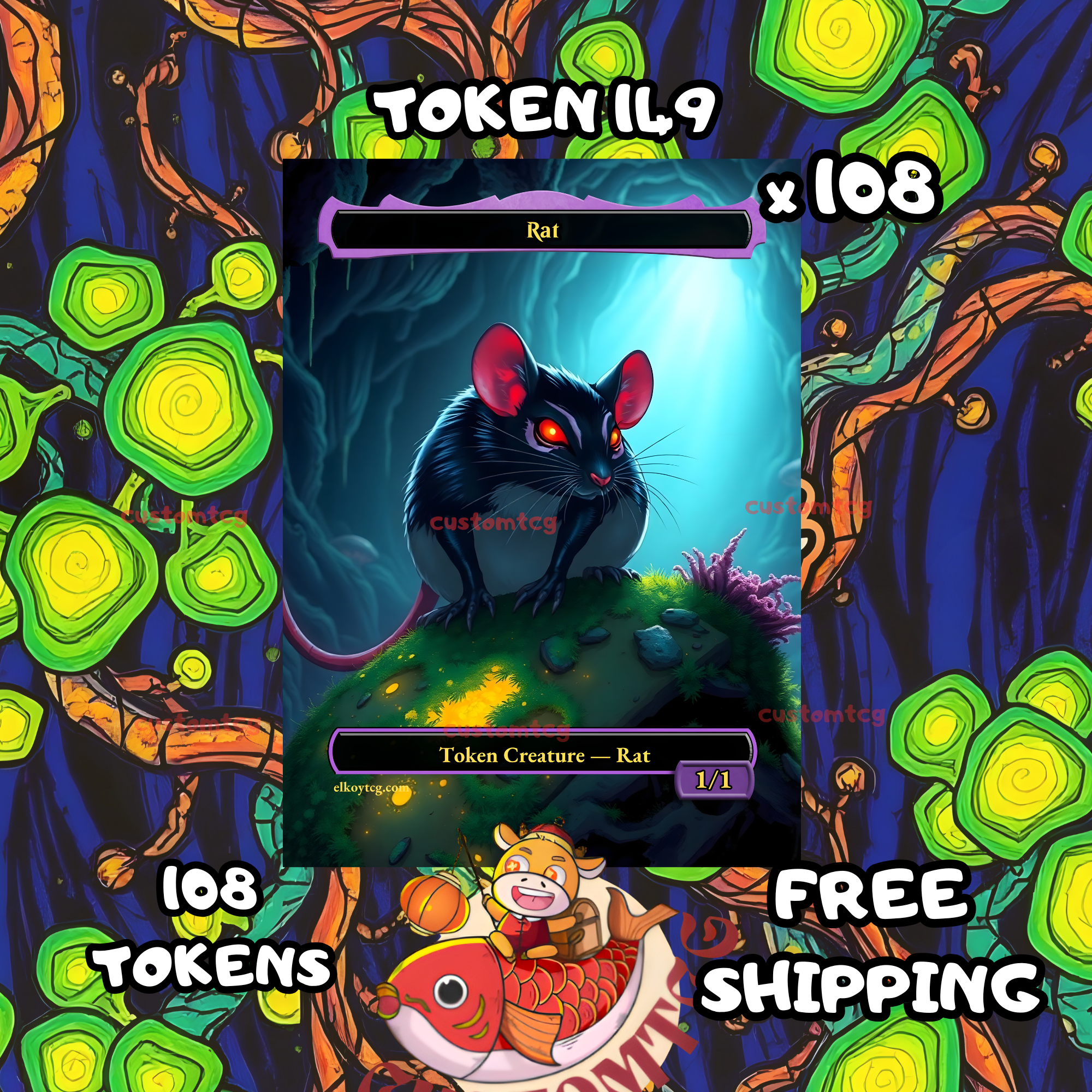 Rat token 1-1 108 copies - S149