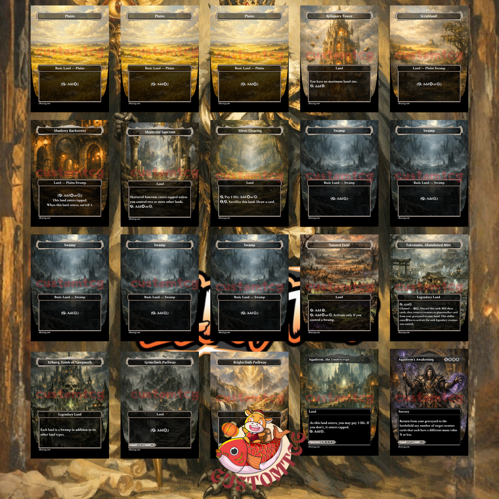 Breena the Demagogue Custom Commander Deck – 100 Cards + Tokens | Orzhov Politics & Counters | Fantasy Art | Unique Card Designs