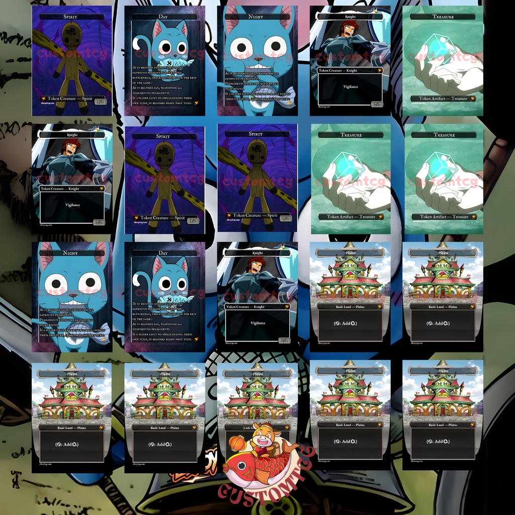 Fairy Tail Custom Commander Deck — Natsu Dragneel | Anime Proxy Deck | Fire Dragon Slayer Commander