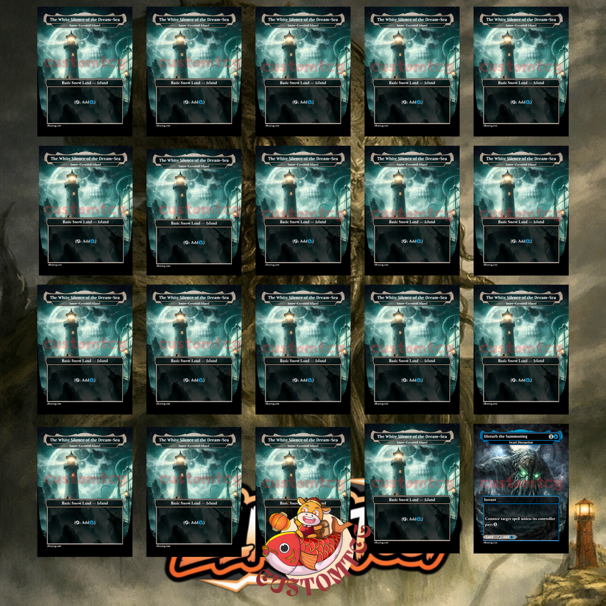 Cthulhu Custom Commander Deck — 100 Cards + Tokens | Lovecraftian Horror | Free Shipping