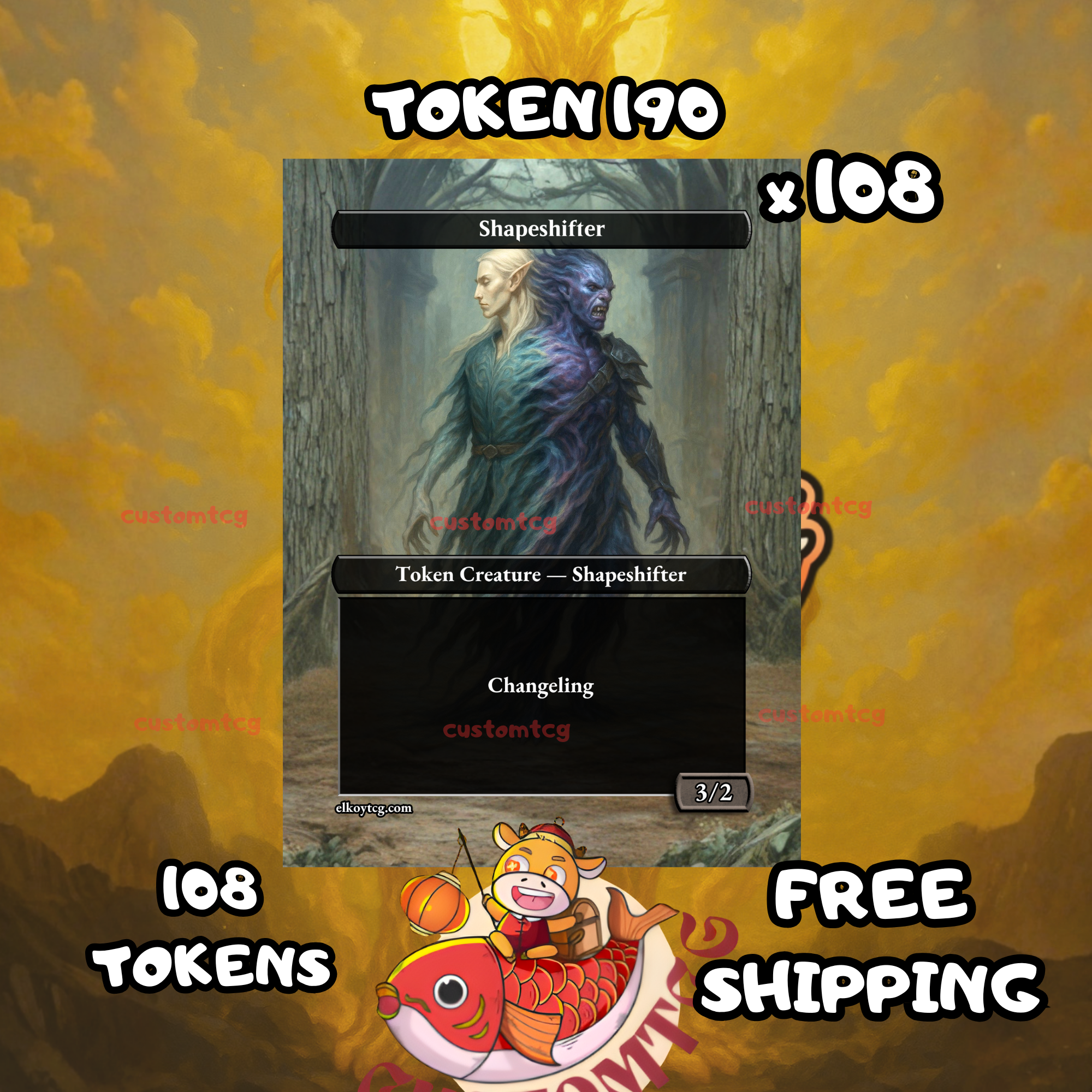 Shapesifter token 3-2 108 copies - S190
