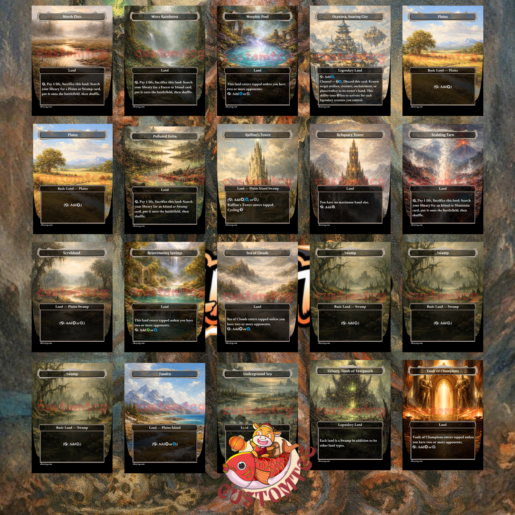 Queza, Augur of Agonies Custom Commander Deck — Life Drain and Draw | Esper | Fantasy Art Proxy Deck