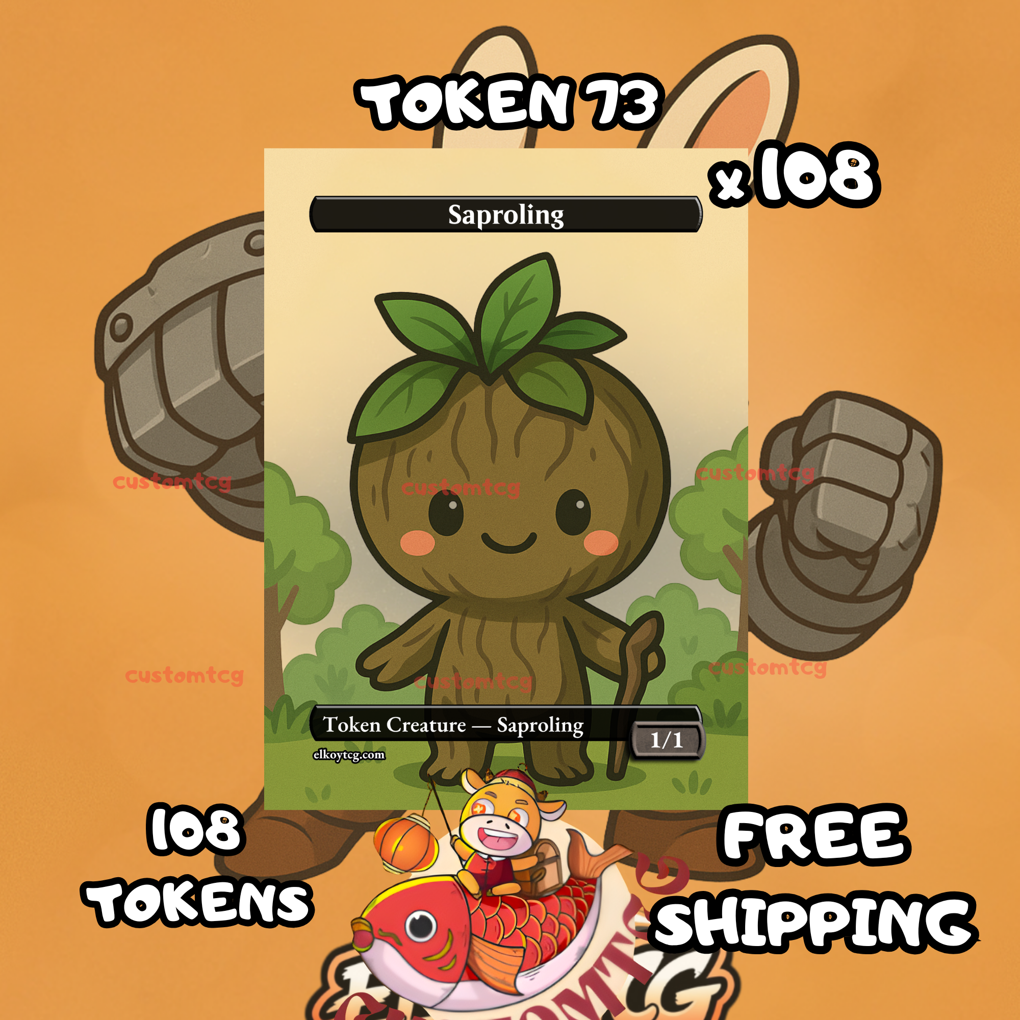 Saproling token 1-1 108 copies - S73