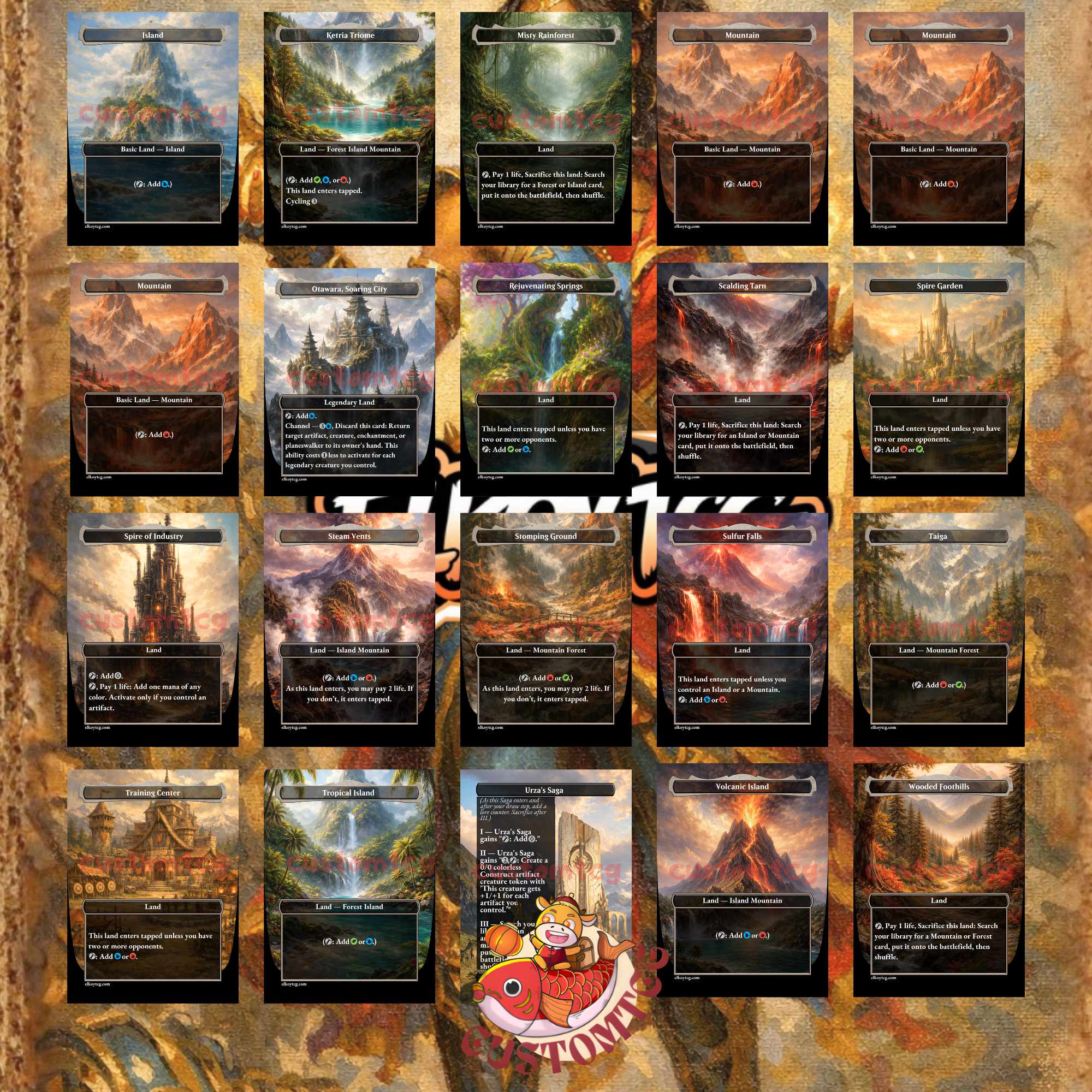 Saheeli, Radiant Creator Custom Commander Deck — Artifact Tokens and Energy | Izzet | Fantasy Art Proxy Deck