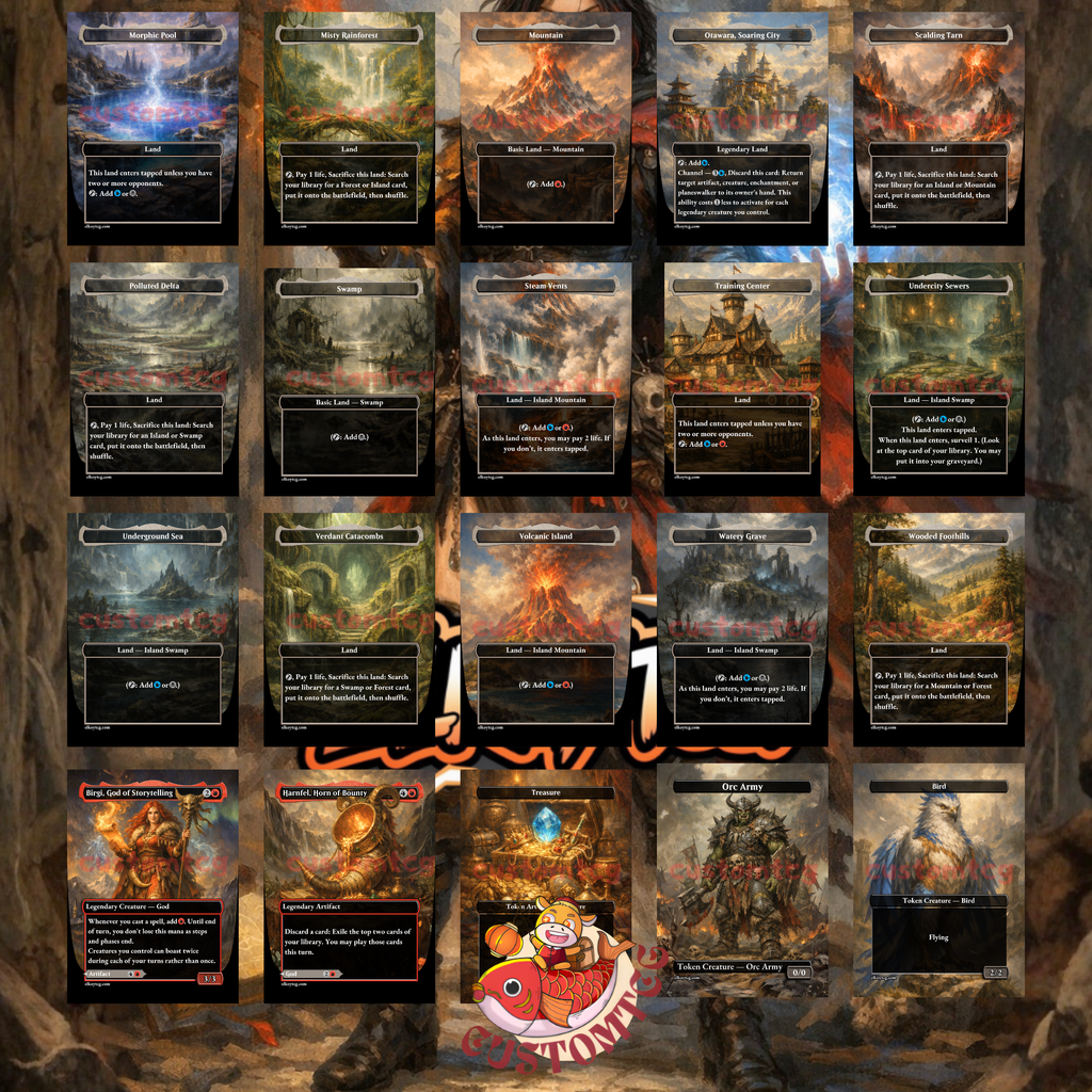 Kess Dissident Mage Commander Deck | 100 Custom Cards + Tokens | Dark Fantasy Art | Grixis Storm Spellslinger