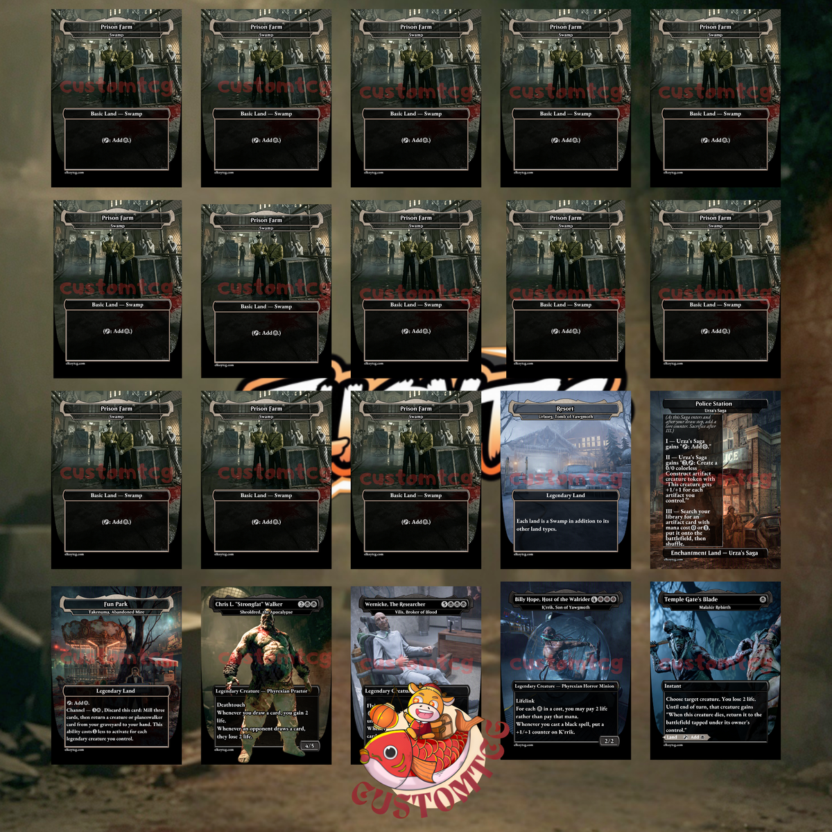 Outlast Custom Deck - Horror Themed