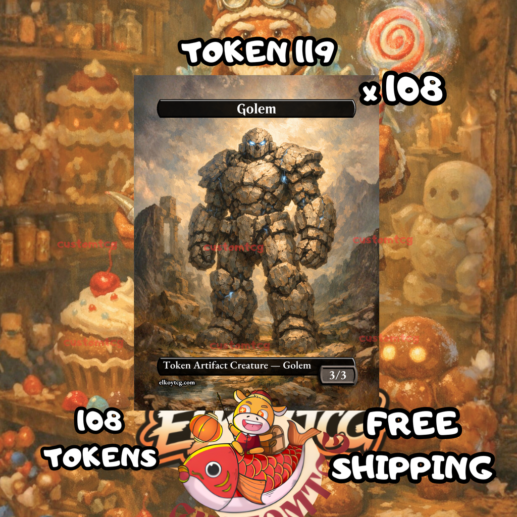 Golem token 3-3 108 copies - S119
