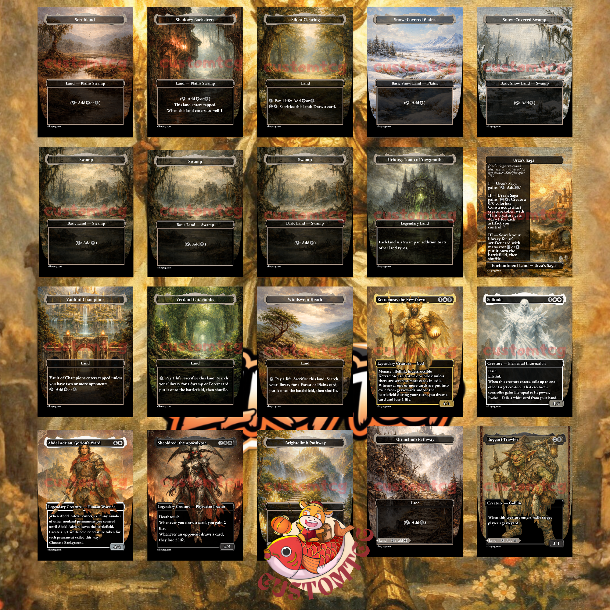 Ketramose, the New Dawn Custom Commander Deck — Exile and Graveyard Synergy | Fantasy Art Proxy Deck