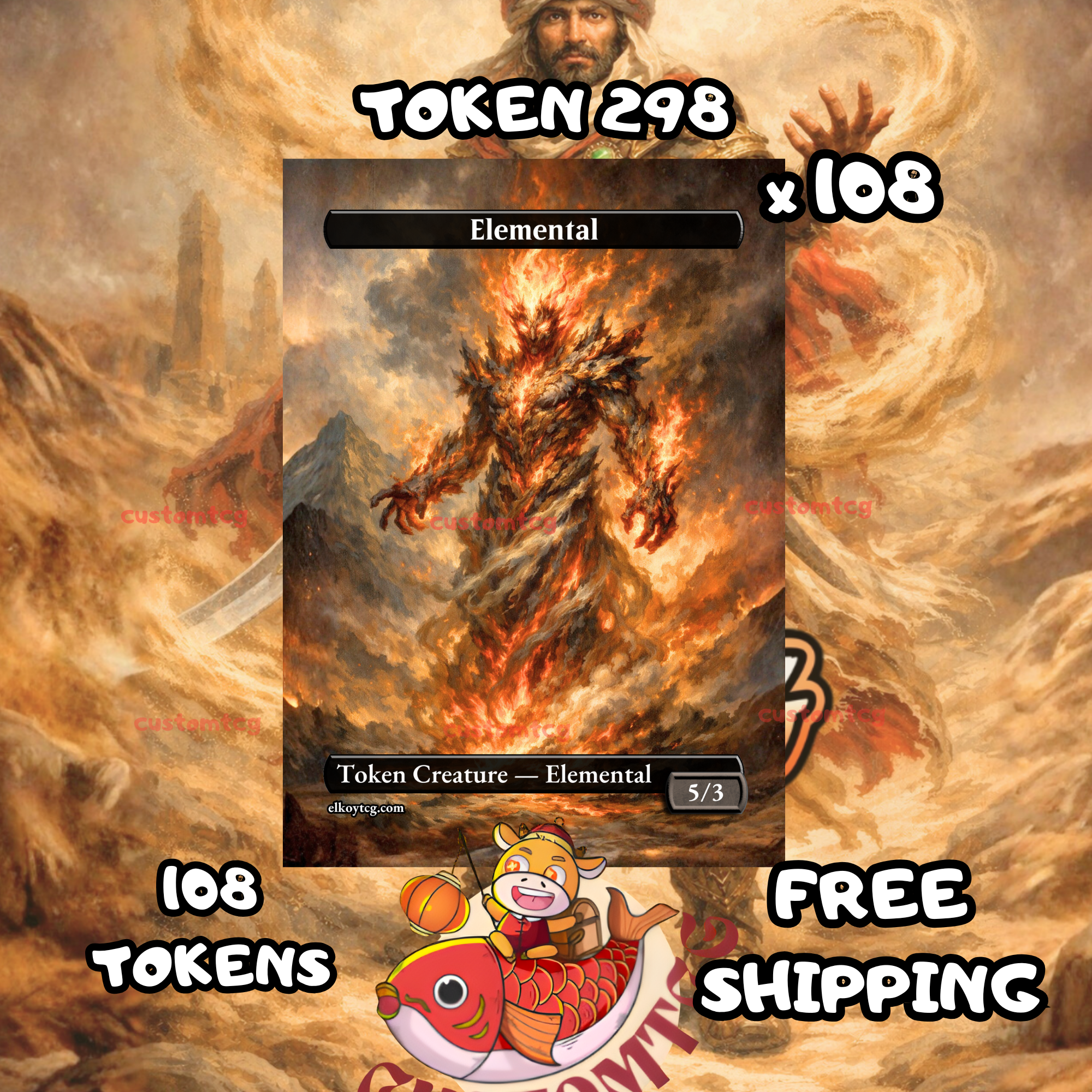 Elemental token 5-3 108 copies - S298