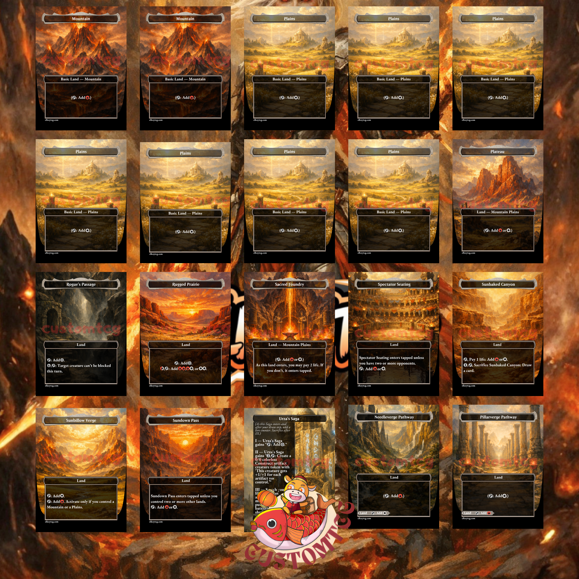 Nahiri Forged in Fury Custom Commander Deck – 100 Cards + Tokens | Equipment Voltron | Fantasy Art | Unique Card Designs