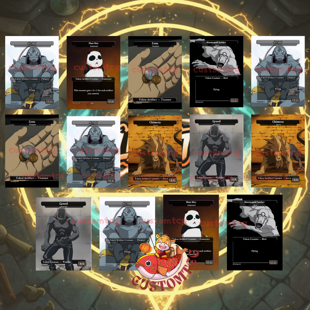 Fullmetal Alchemist Custom Commander Deck — 100 Cards + Tokens | Anime-Themed | Free Shipping