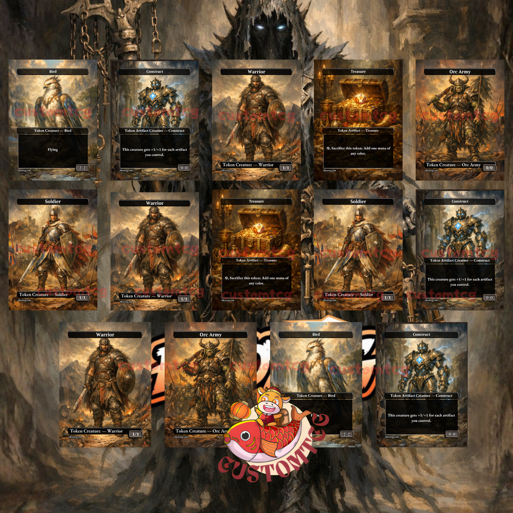 The Master of Keys Commander Deck | 100 Custom Cards + Tokens | Dark Fantasy Art | Esper Stax Control cEDH