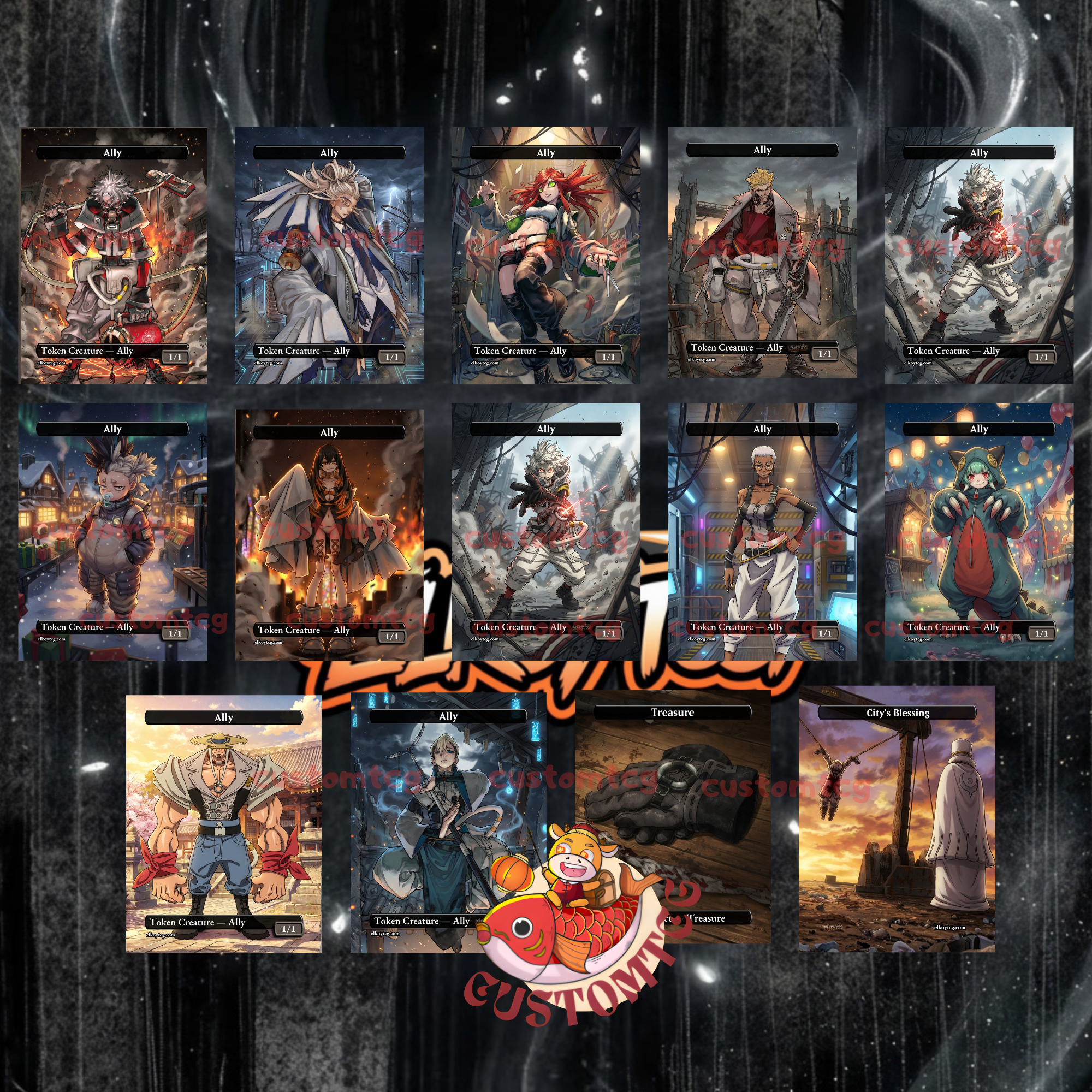 Gachiakuta Custom Commander Deck — Rudo | Cleaners vs The Pit | Anime Proxy Deck | Equipment Tribal