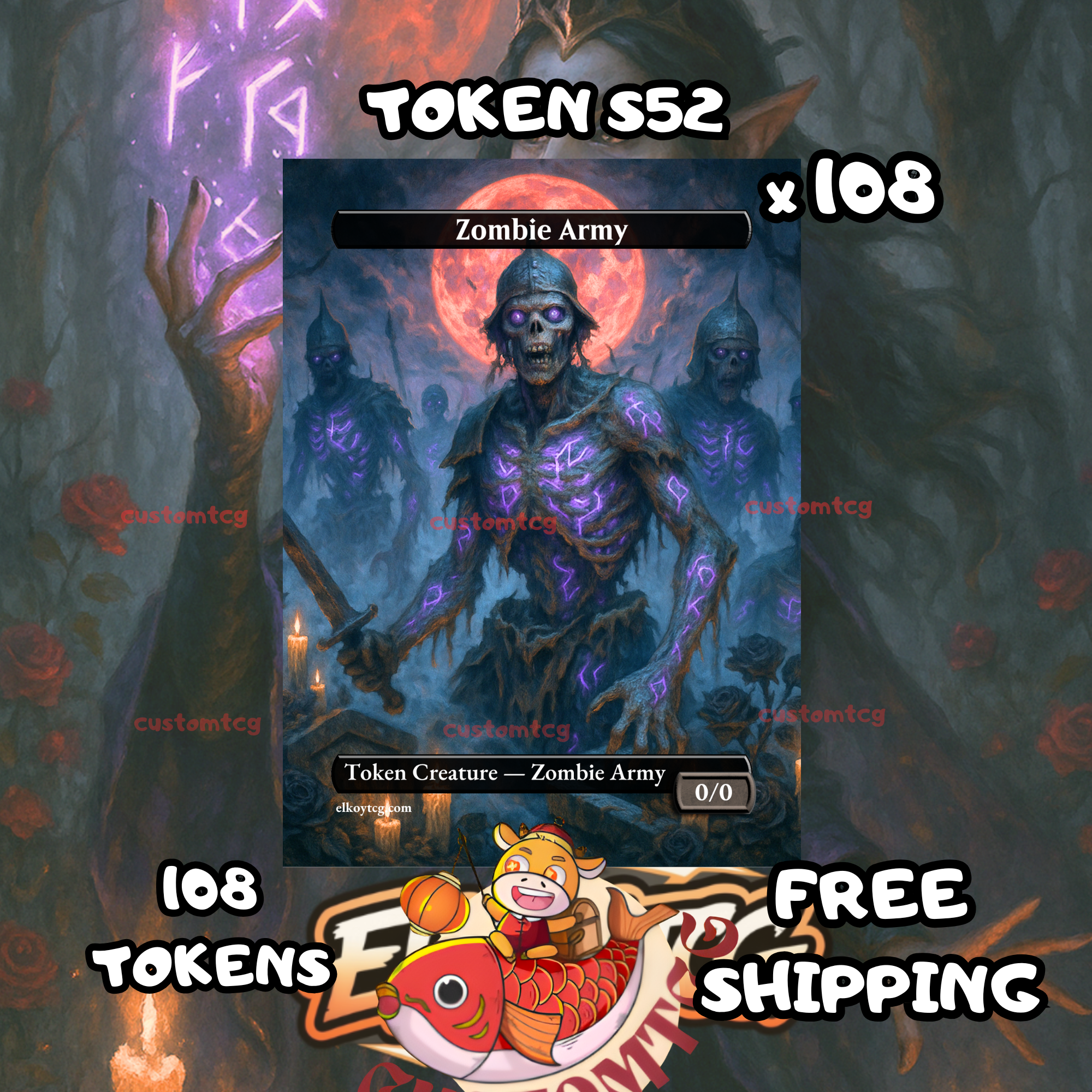 Zombie Army token 0-0 108 copies - S52