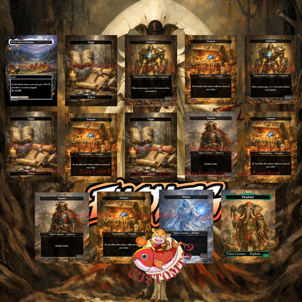 Elesh Norn Mother of Machines Commander Deck | 100 Custom Cards + Tokens | Fantasy Art | ETB Flicker Mono White Deck