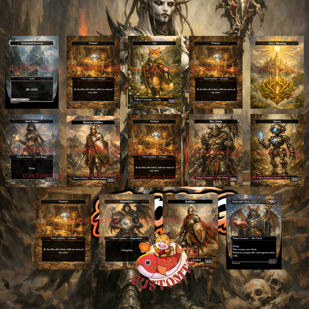 Elas il-Kor Sadistic Pilgrim Custom Commander Deck – 100 Cards + Tokens – Dark Fantasy Trading Card Game