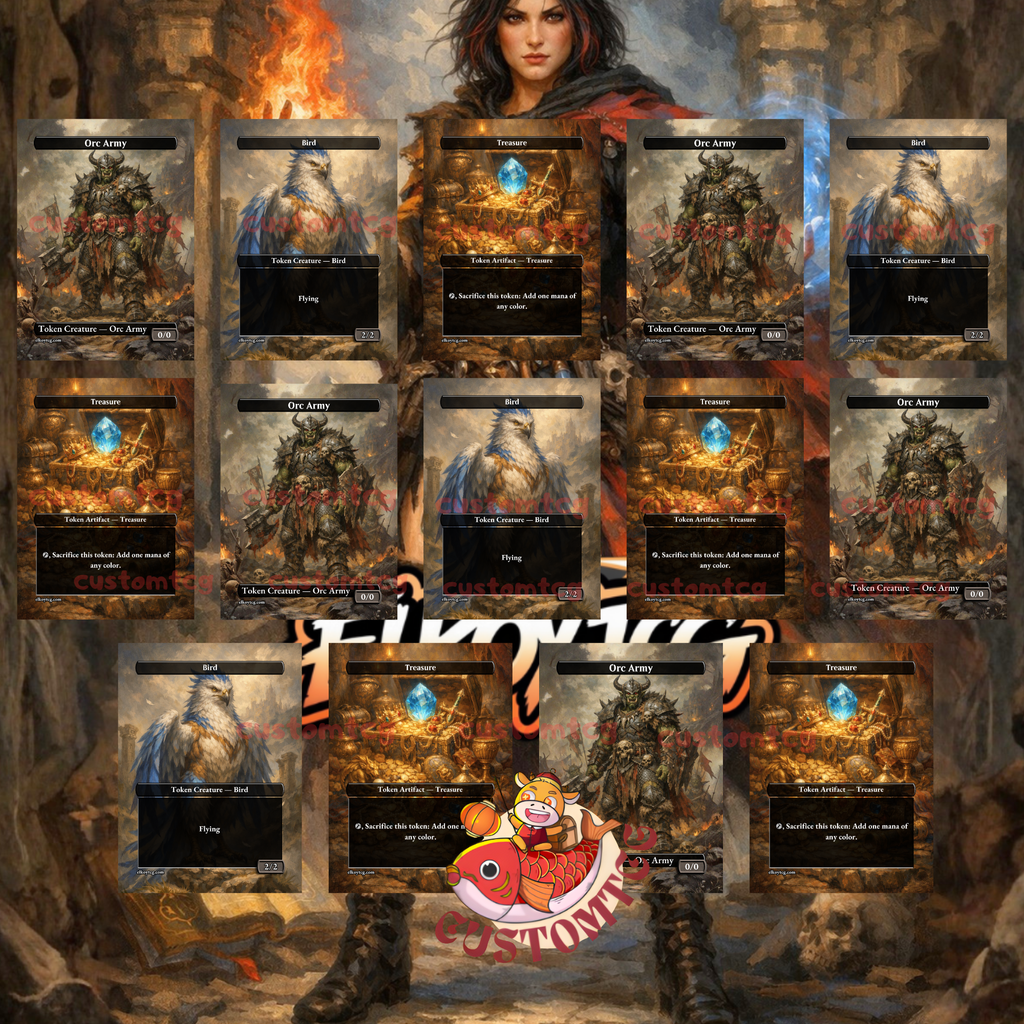 Kess Dissident Mage Commander Deck | 100 Custom Cards + Tokens | Dark Fantasy Art | Grixis Storm Spellslinger