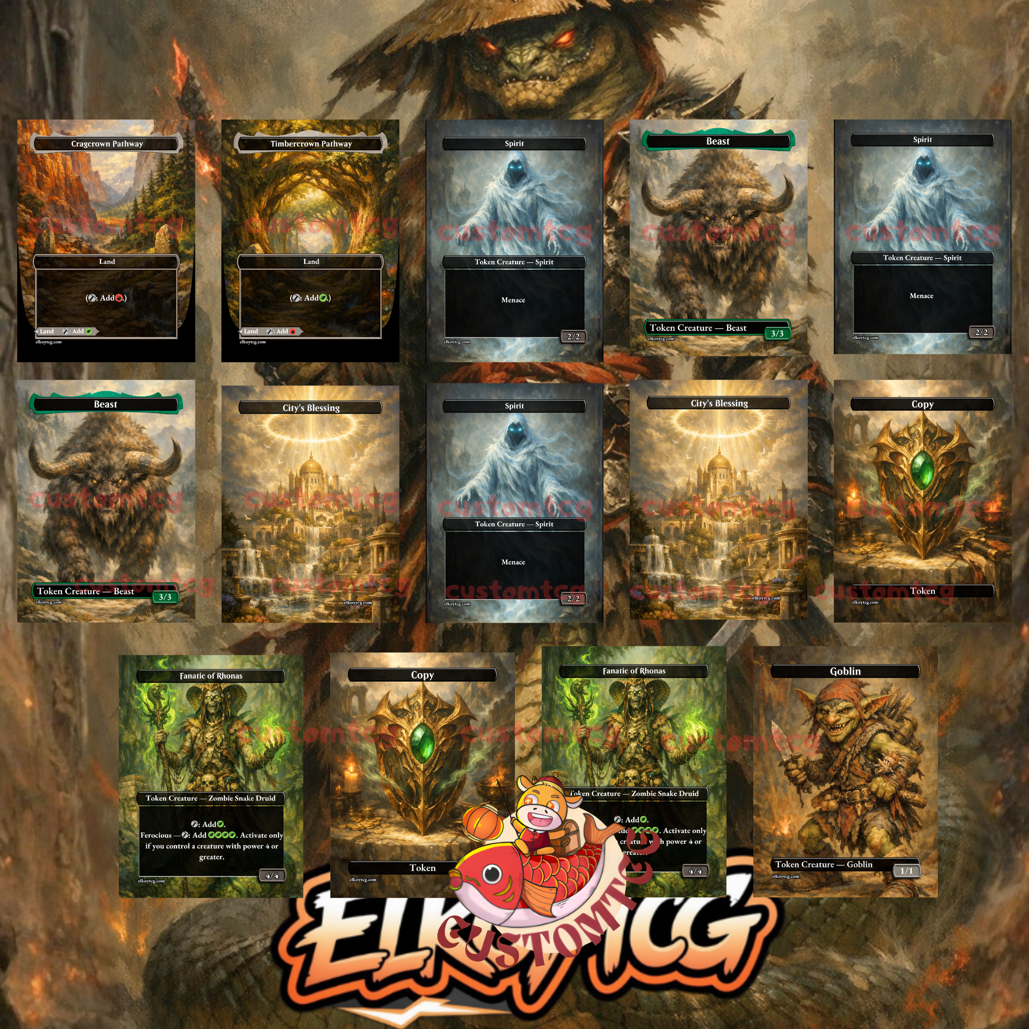 Chishiro the Shattered Blade Custom Commander Deck – 100 Cards + Tokens | +1/+1 Counters & Equipment | Fantasy Art | Unique Card Designs