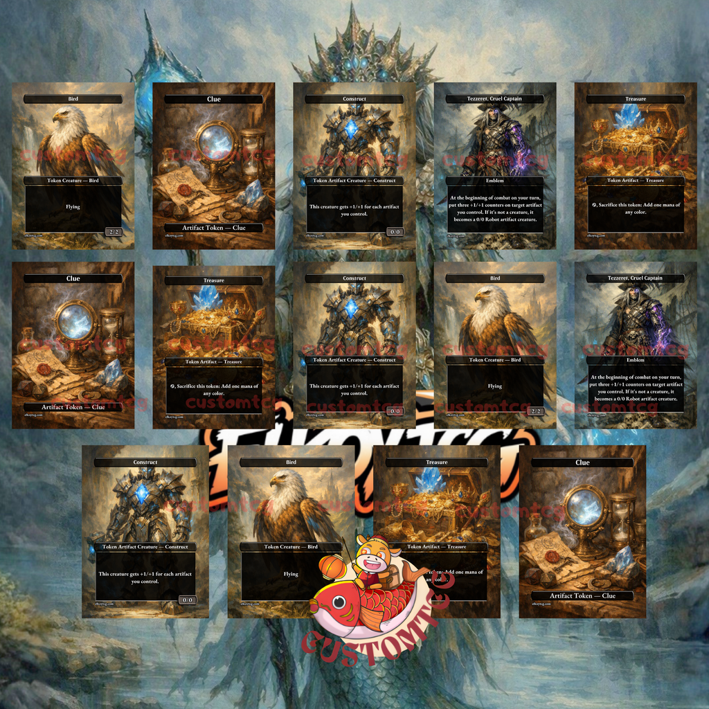 Emry, Lurker of the Loch Mono-Blue Artifact Custom Deck