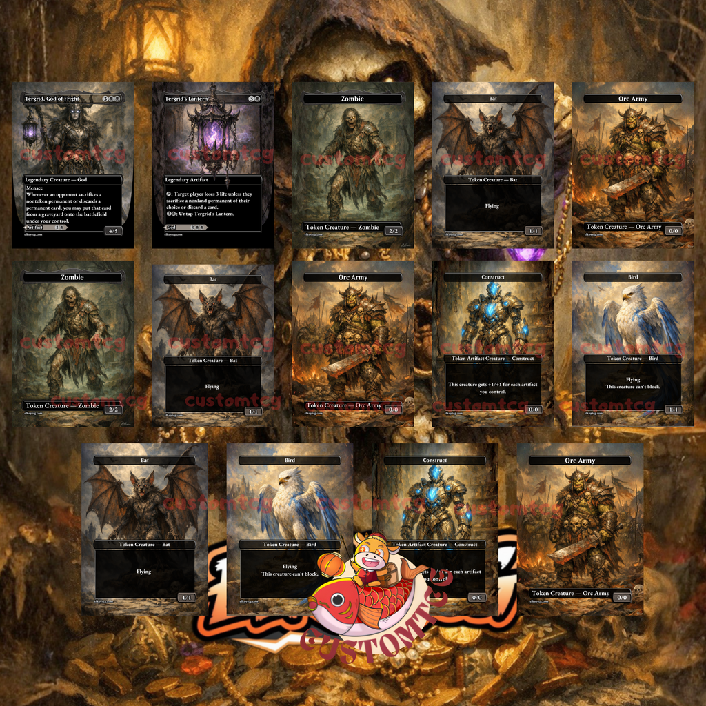 Tinybones Bauble Burglar Custom Commander Deck – 100 Cards + Tokens – Dark Fantasy Trading Card Game
