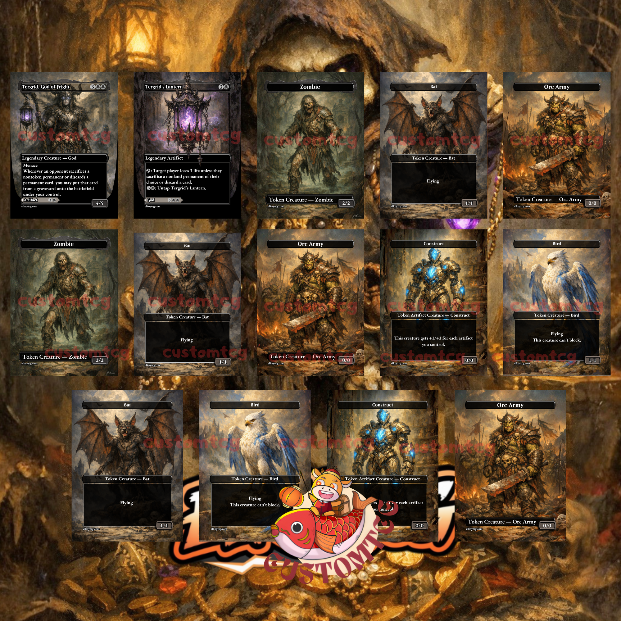 Tinybones Bauble Burglar Custom Commander Deck – 100 Cards + Tokens – Dark Fantasy Trading Card Game