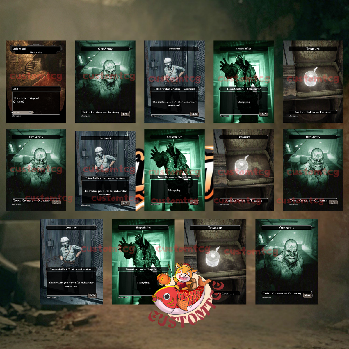 Outlast Custom Deck - Horror Themed