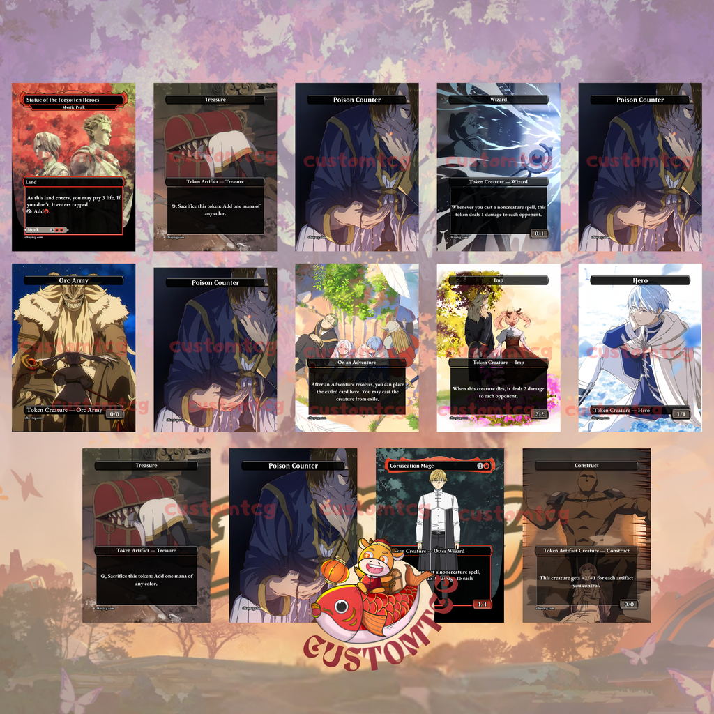 Frieren Custom Commander Deck — 100 Cards + Tokens | Anime-Themed | Free Shipping