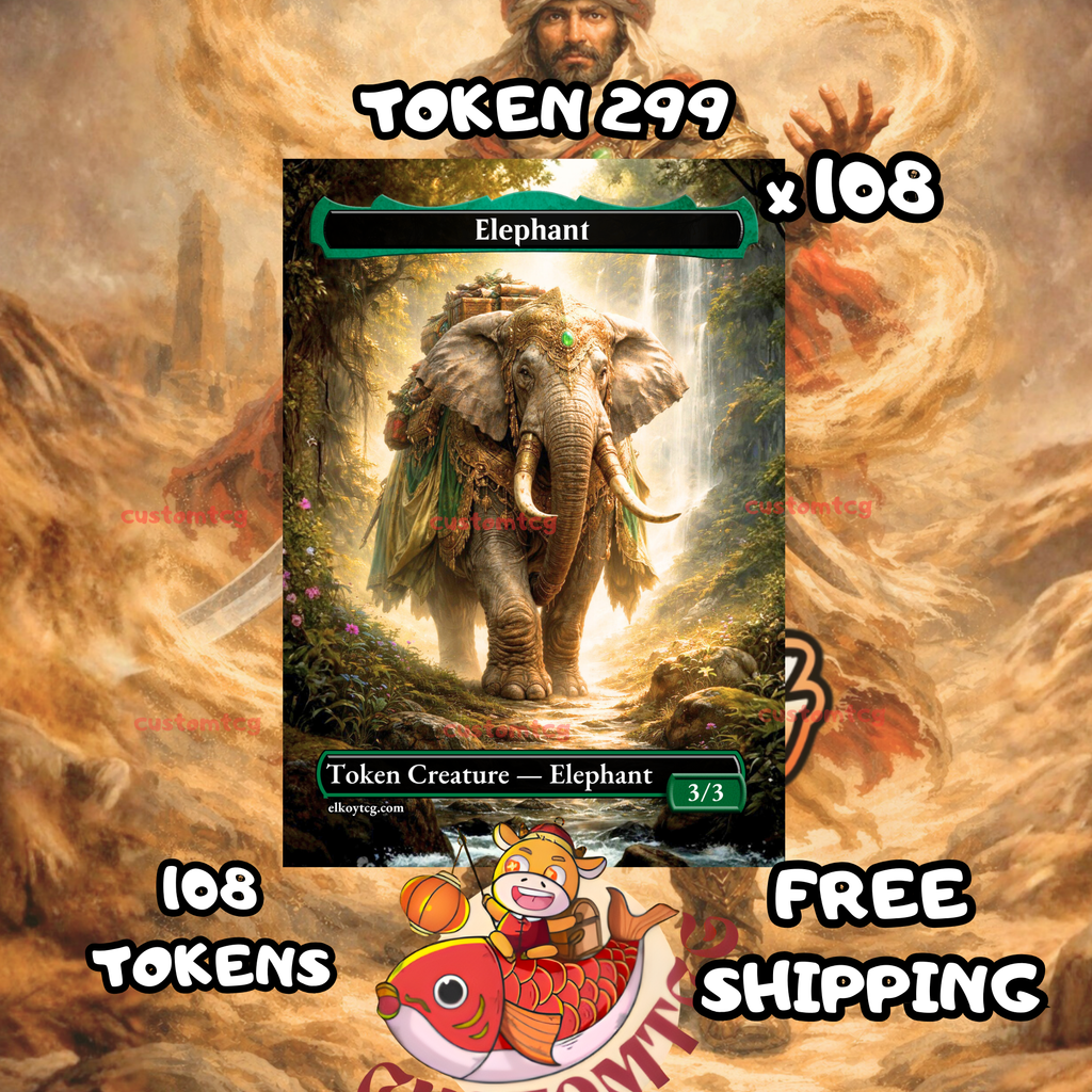 Elephental token 3-3 108 copies - S299