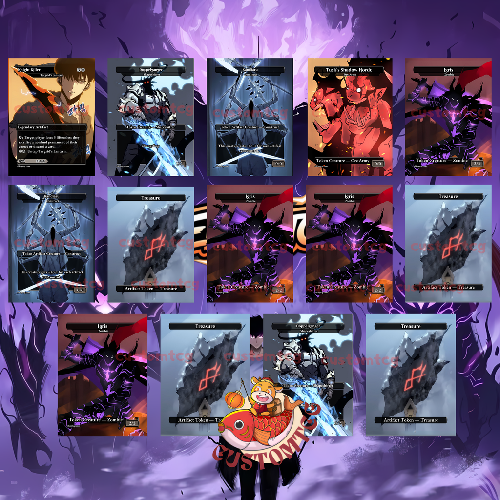 Solo Leveling Custom Commander Deck — Shadow Monarch Edition | Sung Jin-Woo | Anime Proxy Deck