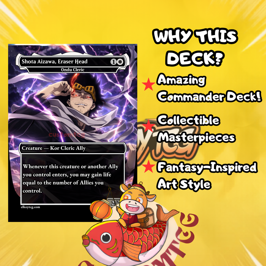 My Hero Academia Custom Commander Deck — Deku | Class 1-A | Anime Proxy Deck | Plus Ultra