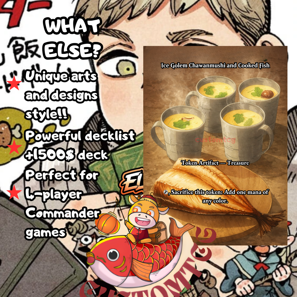 Delicious in Dungeon Custom Commander Deck — Shenshin | Dungeon Feast | Anime Proxy Deck