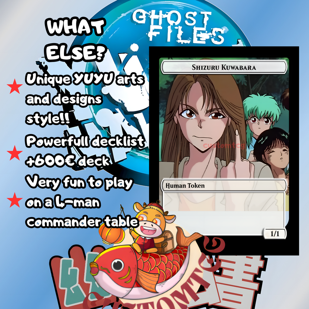 Yu Yu Hakusho Custom Commander Deck — Yusuke Urameshi | Spirit Detective | Anime Proxy Deck