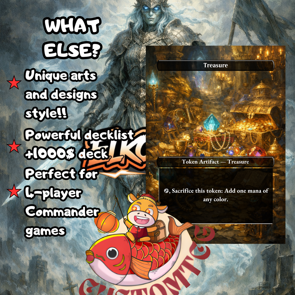 Millicent Restless Revenant Commander Deck | 100 Custom Cards + Tokens | Fantasy Art | Spirit Tribal Azorius White Blue Deck