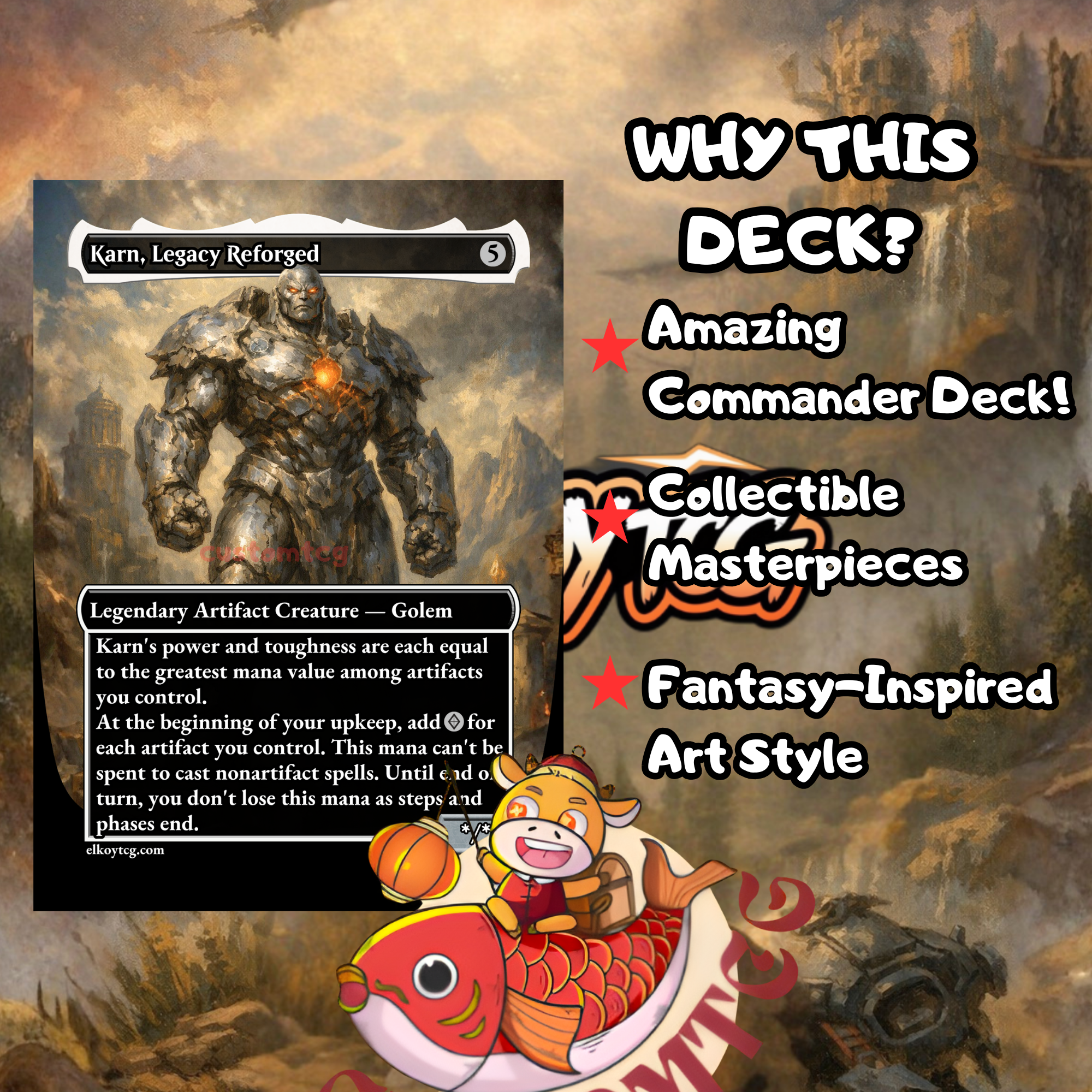Aloy Savior of Meridian Commander Deck | 100 Custom Cards + Tokens | Sci-Fi Fantasy Art | Simic Artifact Discover