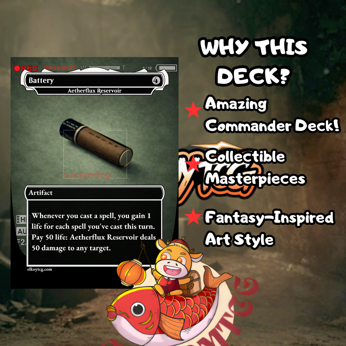 Outlast Custom Deck - Horror Themed