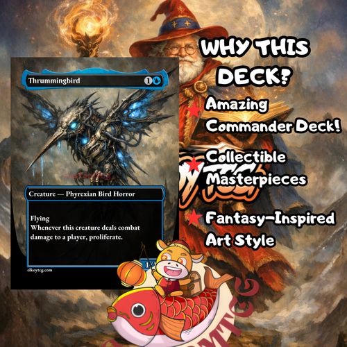 Commodore Guff Commander Deck | 100 Custom Cards + Tokens | Fantasy Art | Planeswalker Superfriends Esper White Blue Red Deck