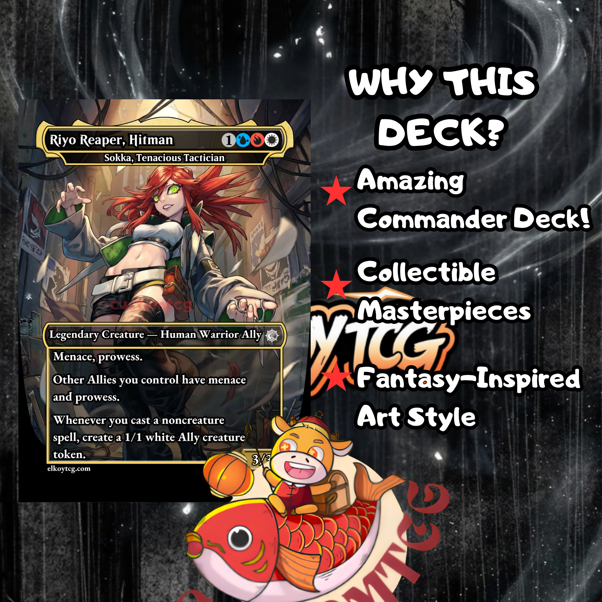 Gachiakuta Custom Commander Deck — Rudo | Cleaners vs The Pit | Anime Proxy Deck | Equipment Tribal