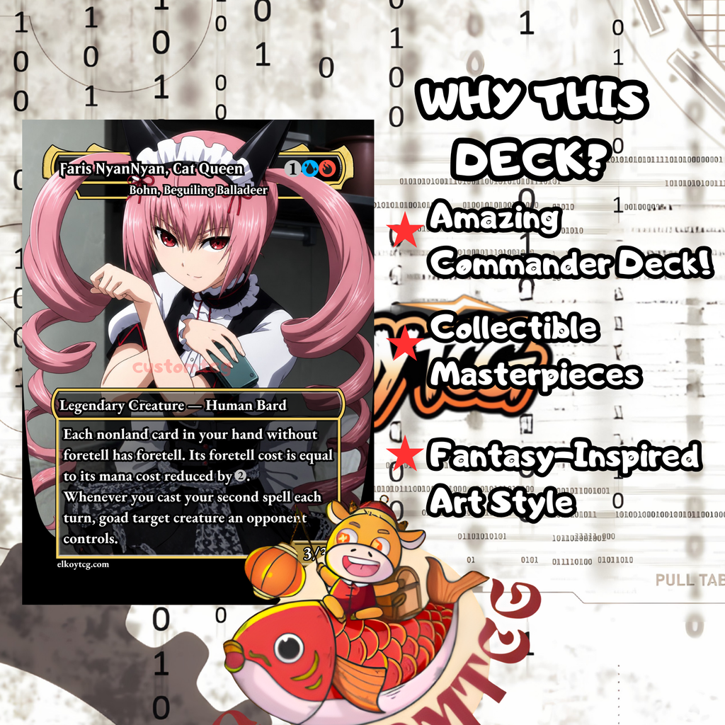 Steins;Gate Custom Commander Deck — 100 Cards + Tokens | Anime-Themed | Free Shipping