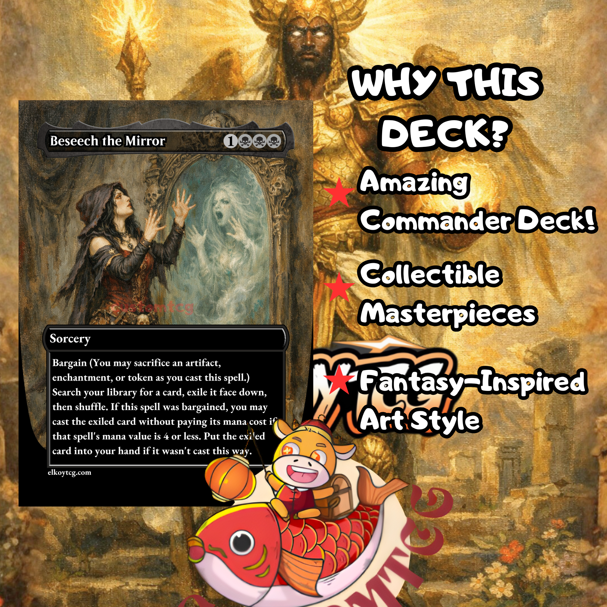Ketramose, the New Dawn Custom Commander Deck — Exile and Graveyard Synergy | Fantasy Art Proxy Deck