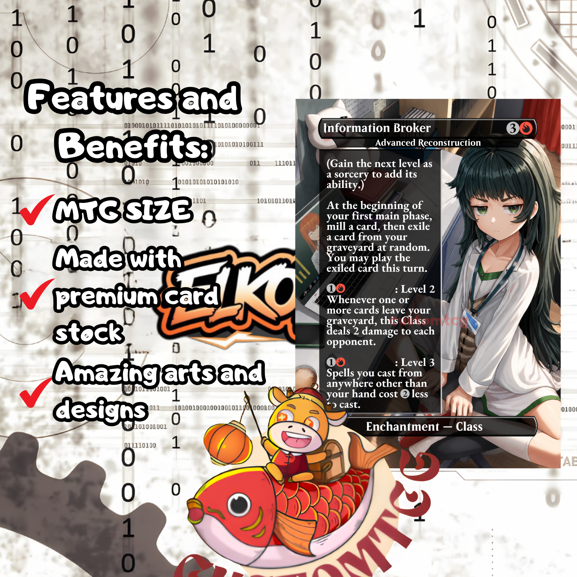 Steins;Gate Custom Commander Deck — 100 Cards + Tokens | Anime-Themed | Free Shipping