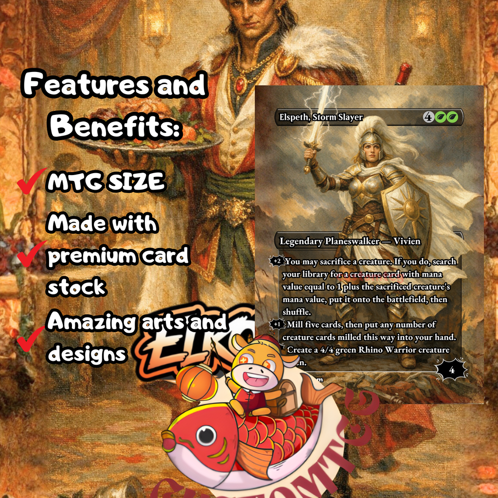 Rocco, Cabaretti Caterer Custom Commander Deck — Toolbox Tutoring and Creature Combos | Naya | Fantasy Art Proxy Deck