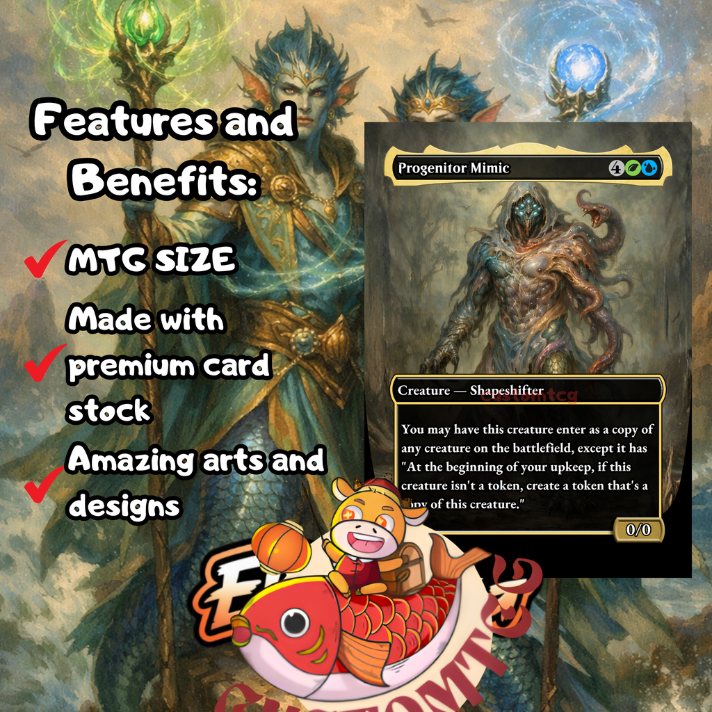 Adrix and Nev Twincasters Custom Commander Deck – 100 Cards + Tokens – Fantasy Trading Card Game