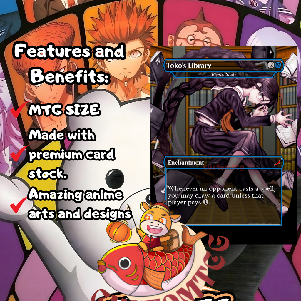 Danganronpa Custom Commander Deck — Tivit | Class Trial | Mystery &amp; Deception Proxy Deck