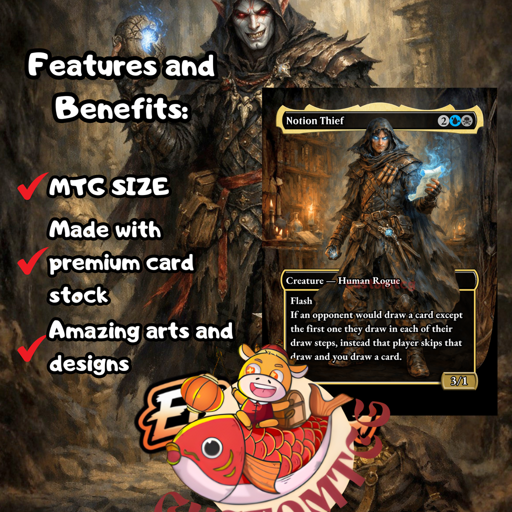 Anowon, the Ruin Thief Commander Deck – 100 Custom Cards + Tokens | Rogue Tribal | Mill & Draw | Fantasy Art | Free Shipping